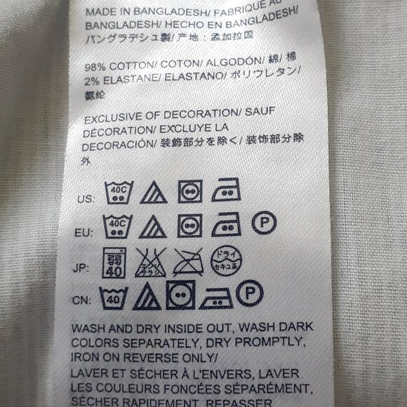 NWT Tommy Hilfiger Blue & White Striped Cotton Shorts 5" Inseam Size 12 - Picture 9 of 12